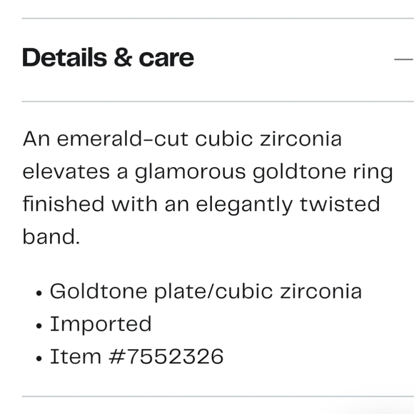 Emerald cut cubic zirconia - Picture 3 of 6